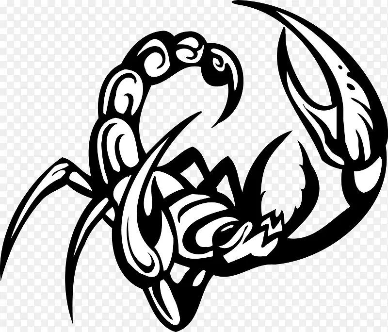 魔蝎纹身图案