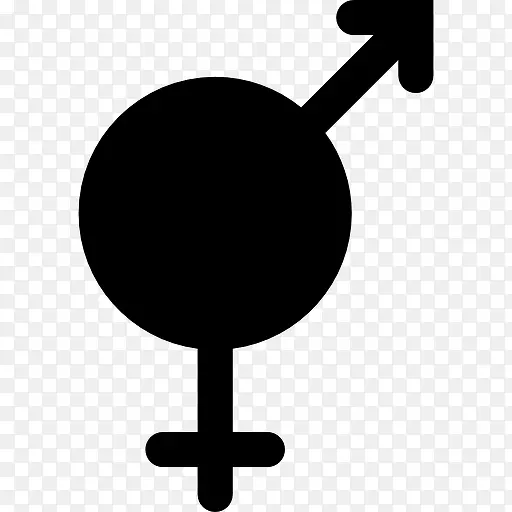 性别符号一起图标
