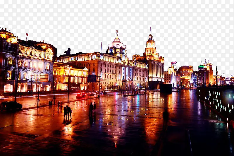 上海城市夜景二PNG图片素材下载_图片编号ylbpdggv-免抠素材网