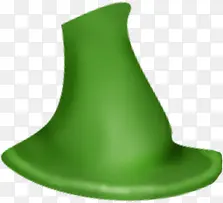 绿色立体魔法帽帽子
