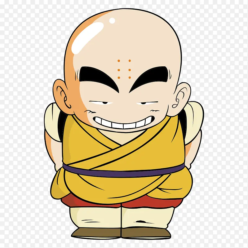 卡通小和尚