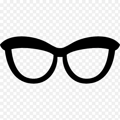 眼镜对眼睛图标