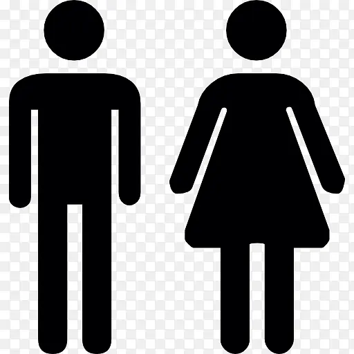 男女厕所图标