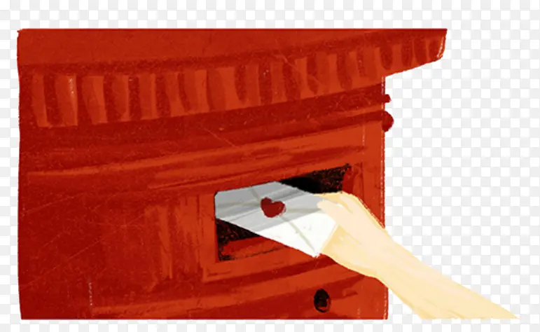 红色邮筒