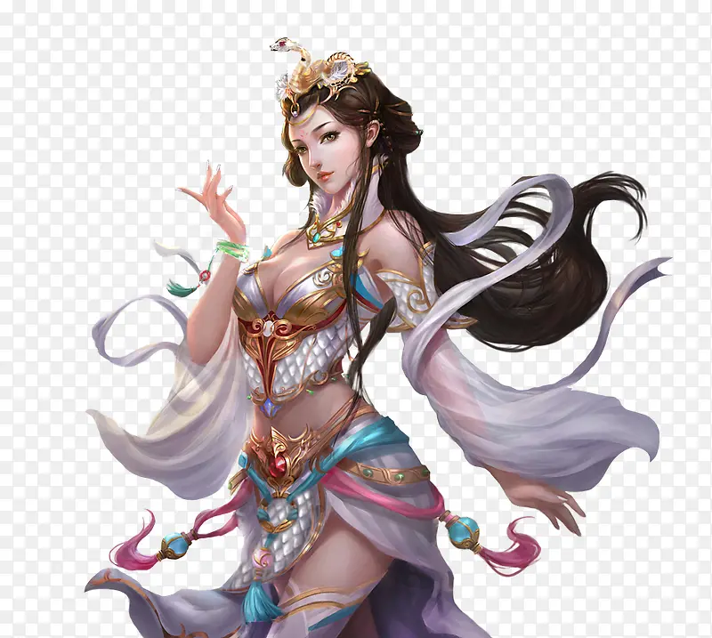 古典美女海报设计
