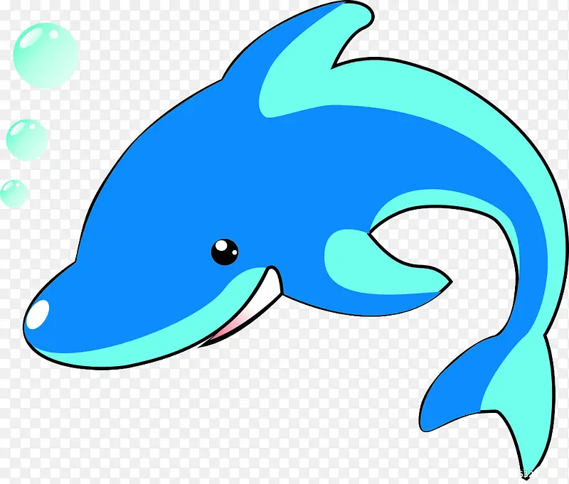 卡通海豚