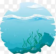 蓝色深海