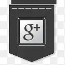 G+吊旗社交媒体设计图标