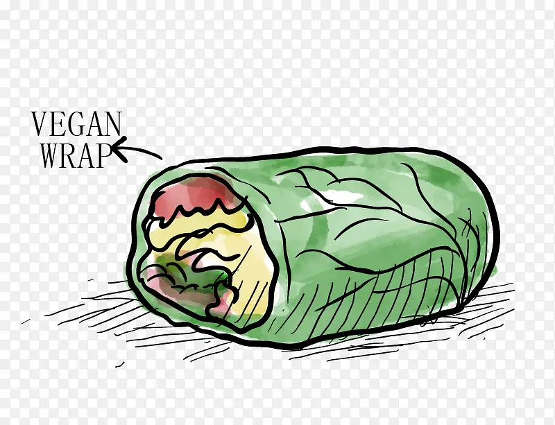 手绘素食