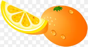 手绘摄影夏日橘子
