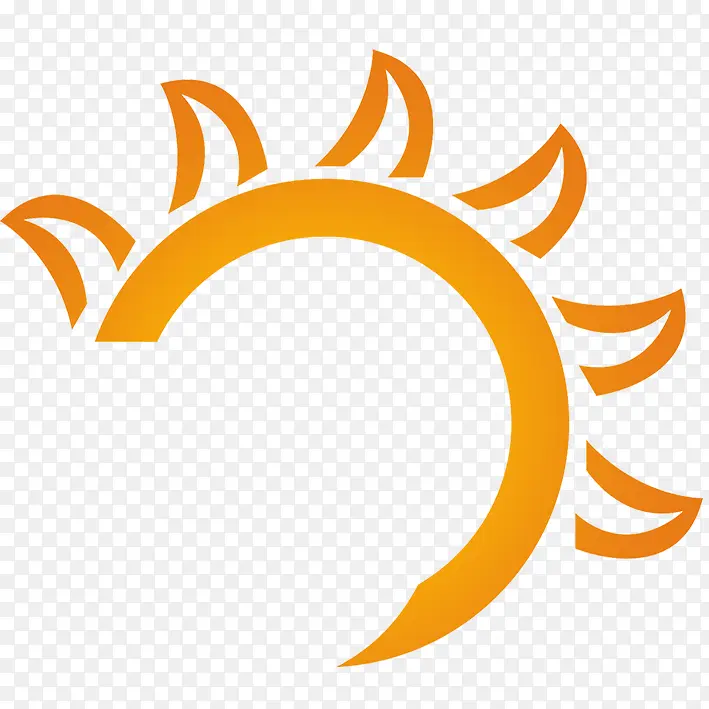 手绘太阳