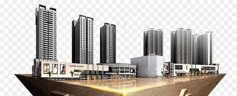 城市建筑背景