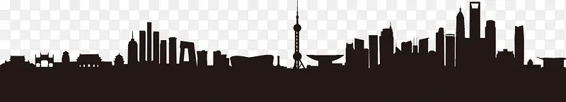 时尚城市建筑剪影