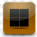 棕色window图标