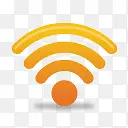 黄色wifi信号
