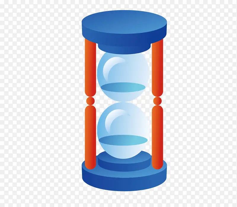 卡通沙漏矢量素材