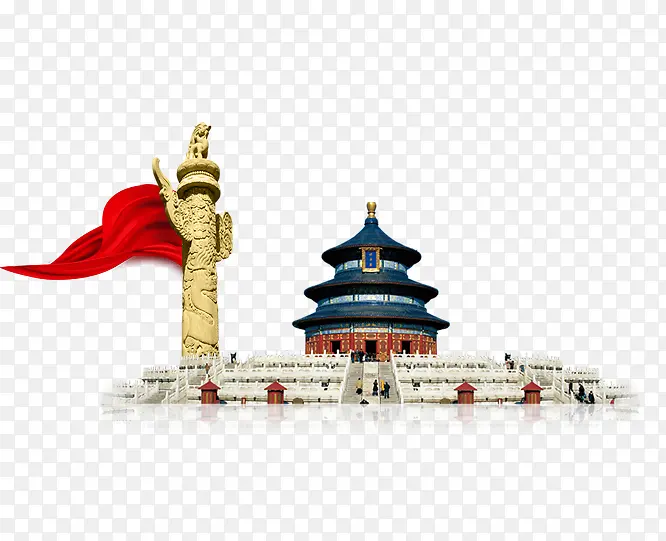 北京天坛柱子