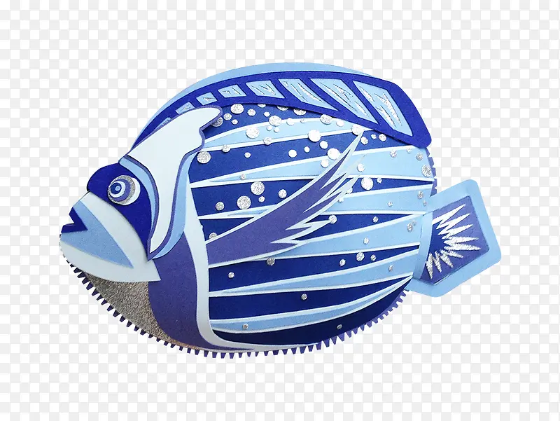 蓝色海鱼素材