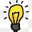 的想法光灯泡Icons_Pac