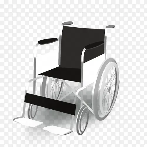 卡通轮椅