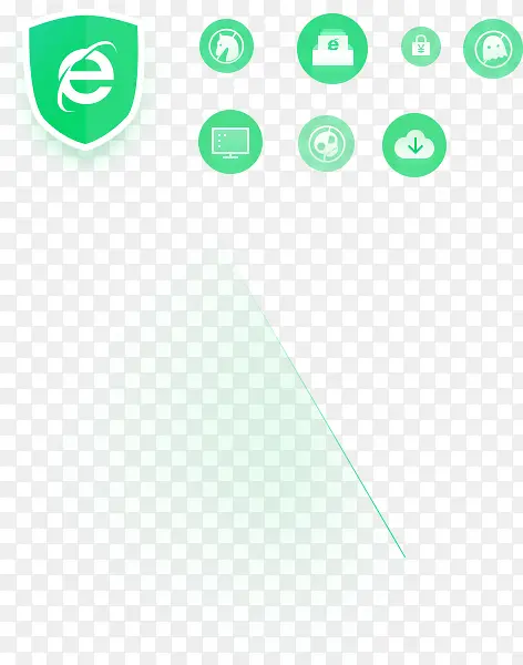 绿色app手机图标