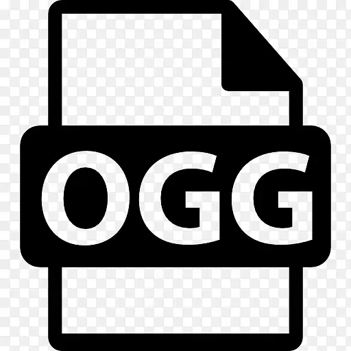 OGG文件格式符号图标