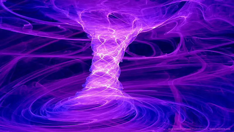 紫色漩涡科技世界