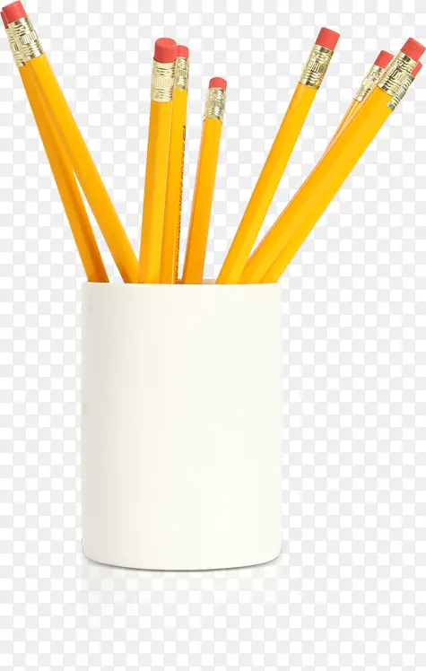 高清黄色铅笔装饰