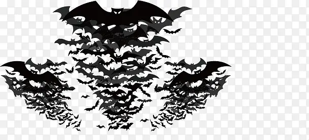 矢量漂浮蝙蝠