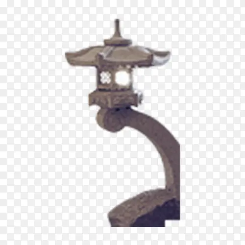 远观寺庙图