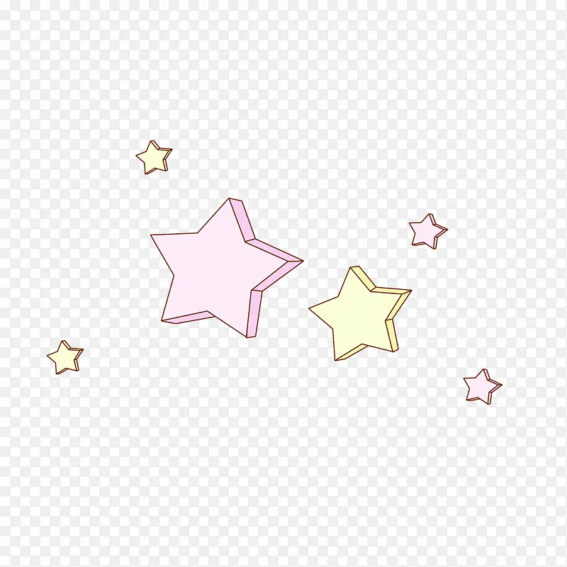 卡通五星