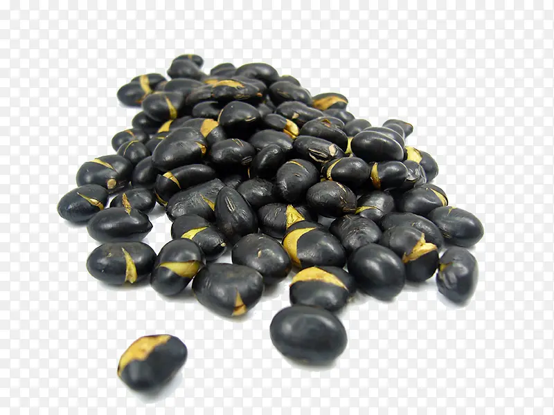 黑色的黑豆食品