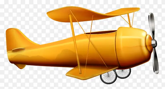 黄色飞机简约兄弟