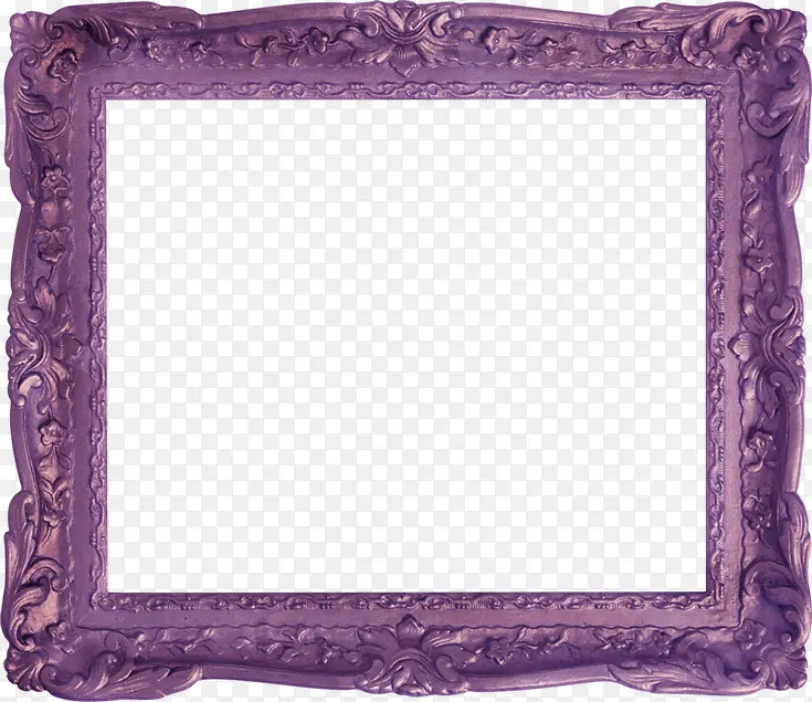 紫色相框海报图片