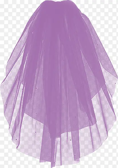 紫色婚礼头纱高清