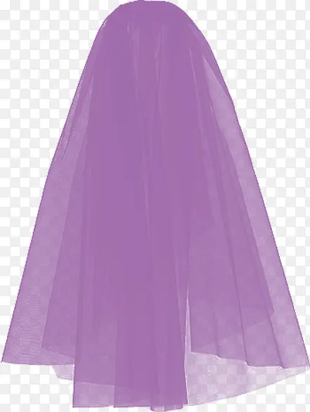 紫色高清婚礼头纱