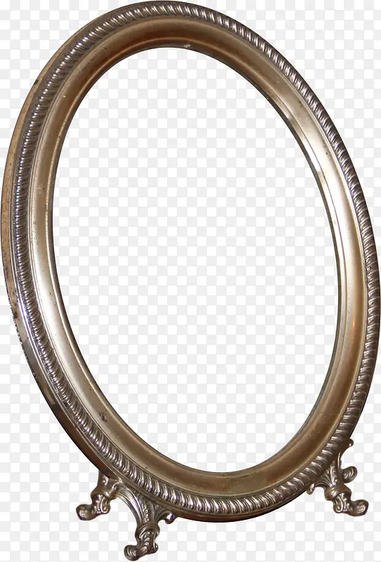 复古铜质圆形相框