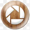 木质网络公司标志图标chrome