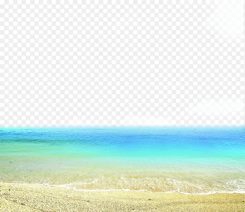 清澈海滩背景