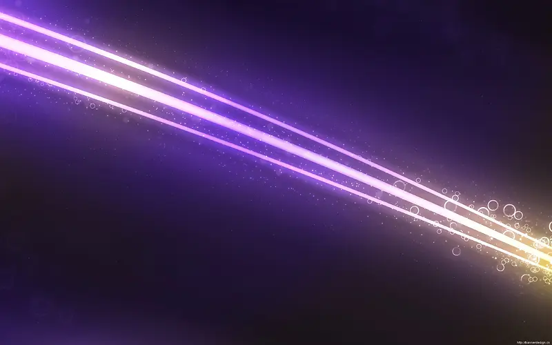 紫色光效电商海报