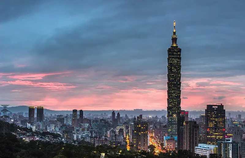 城市夕阳依然美丽