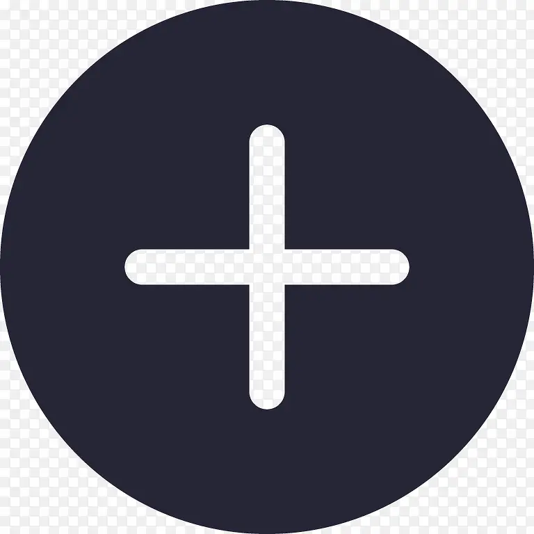 简约黑色圆形加号图标设计PNG图片素材下载_图片编号qzkerpea-免抠素材网