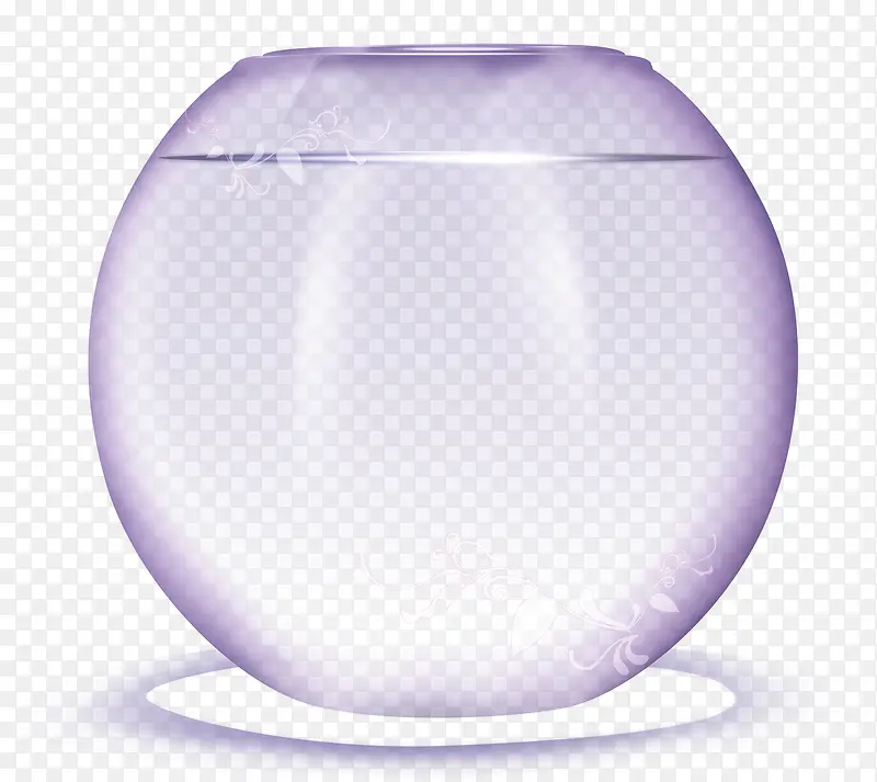 透明紫色鱼缸医疗