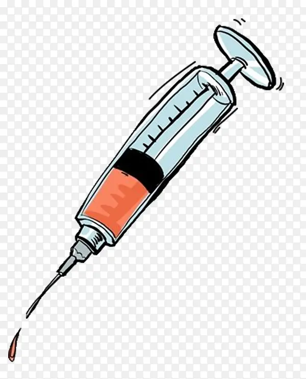 漫画版接种疫苗针管
