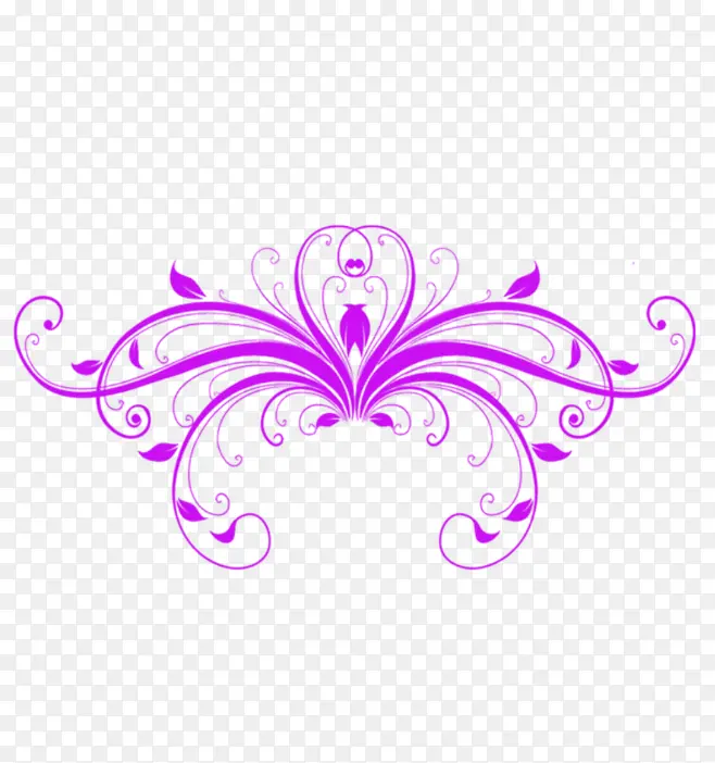 紫色花式纹理