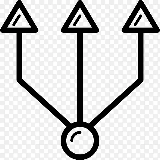 三箭连接器图标