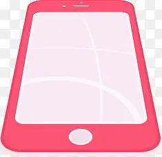 粉色手机模型