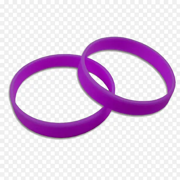 紫色的手环