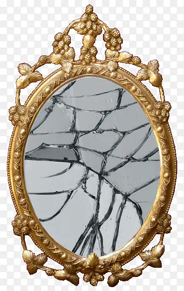 破碎的梳妆镜