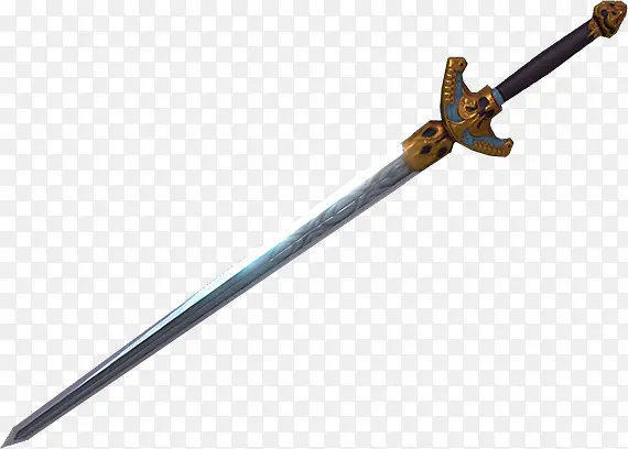锋利纤细长剑